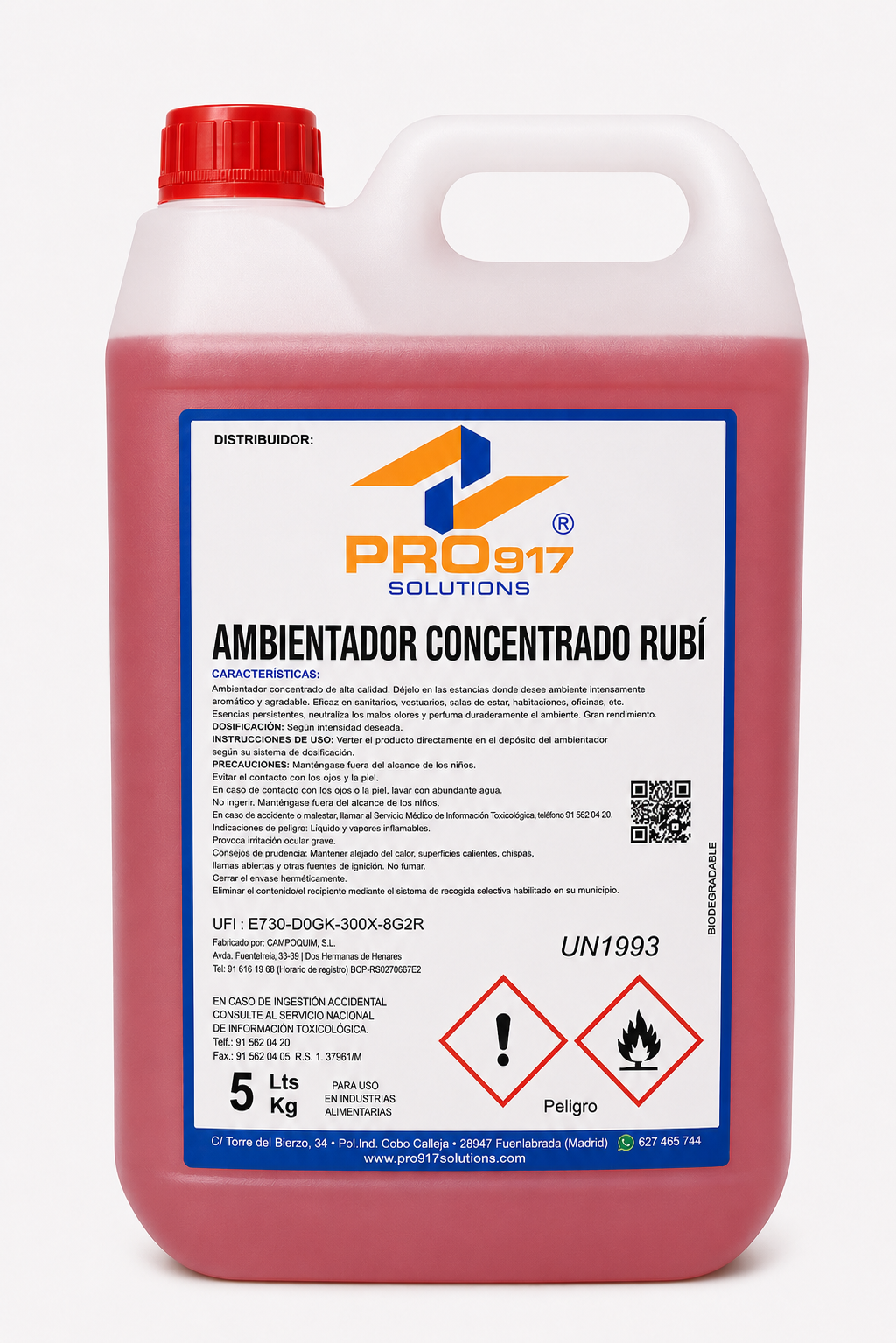 Ambientador Rubi 5L