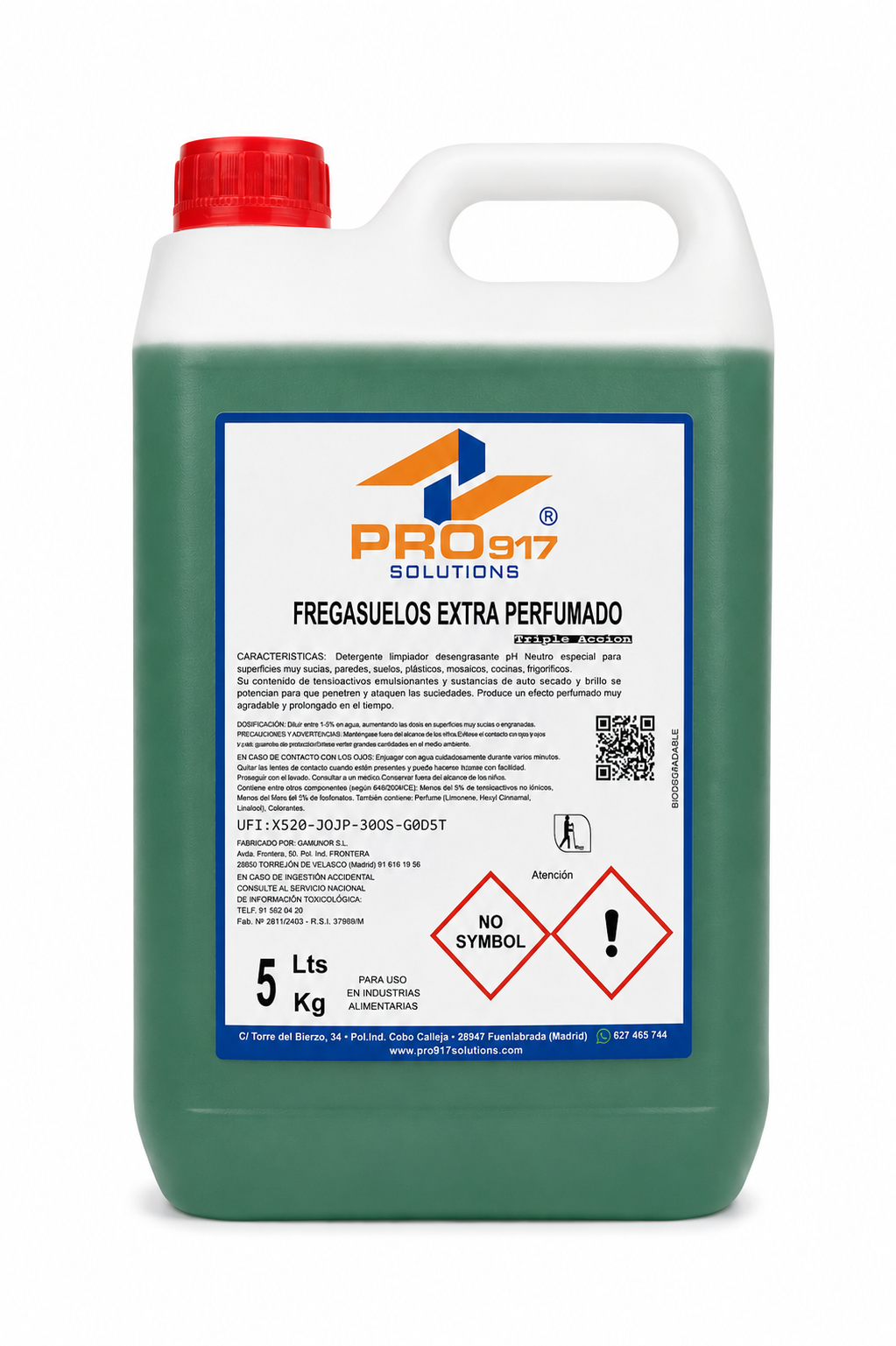 FREGASUELOS TRIPLE ACCIÓN 5L
