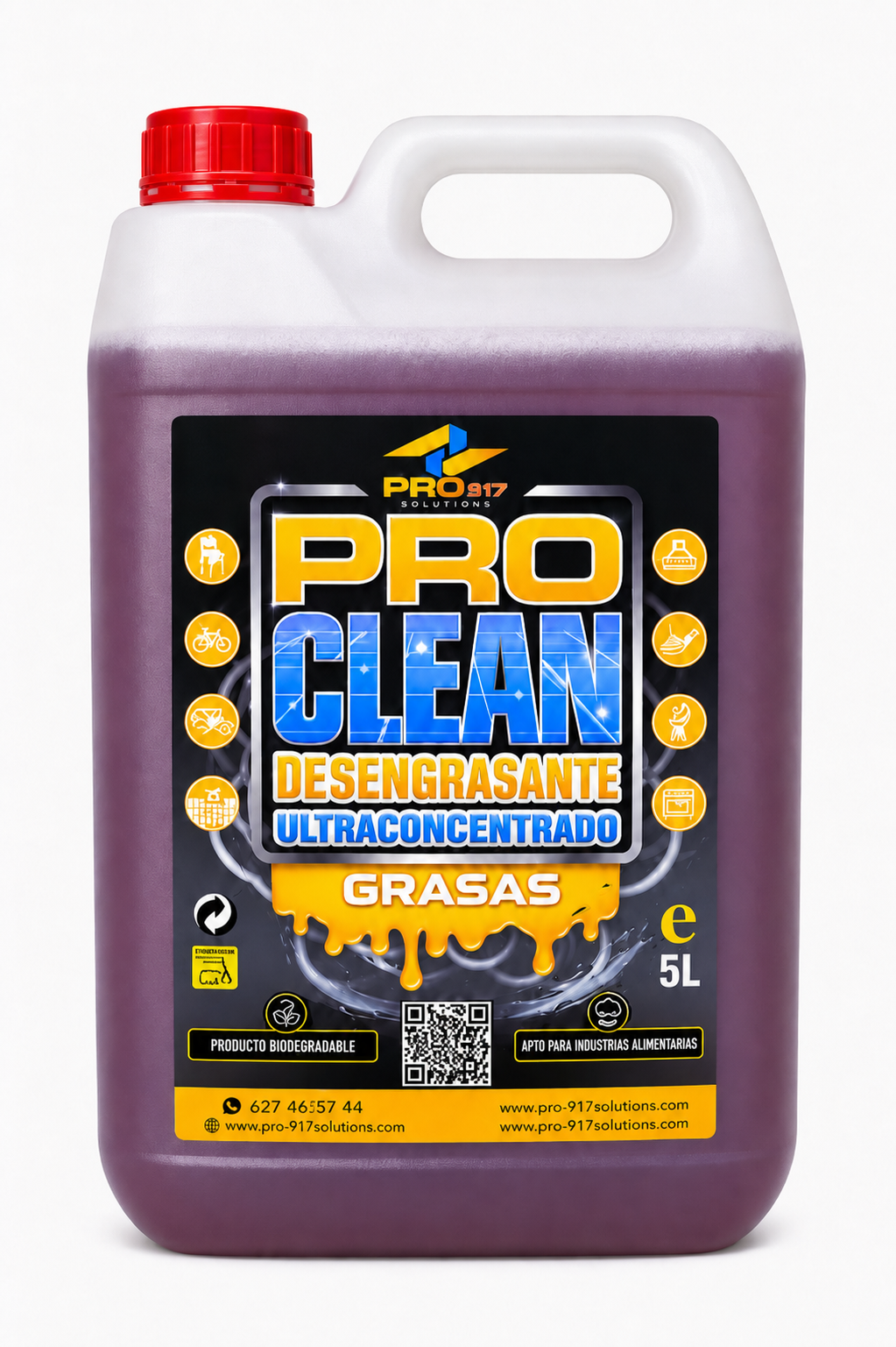 Proclean Grasas Desengrasante 5L