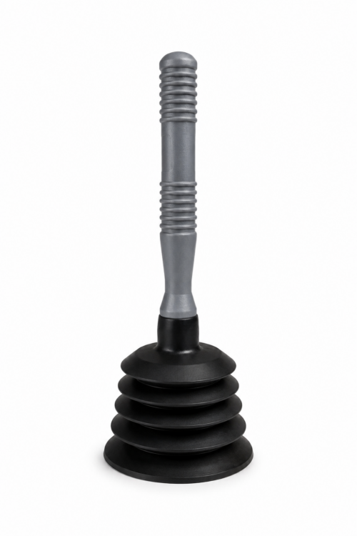 Desatascador fuelle gris 39 cm